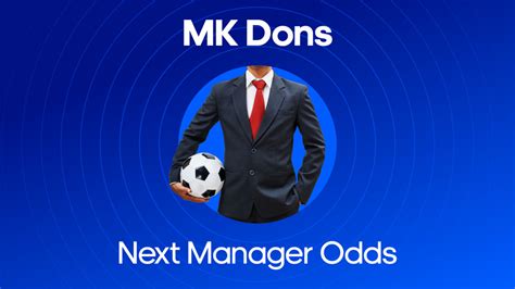 mk dons next manager odds